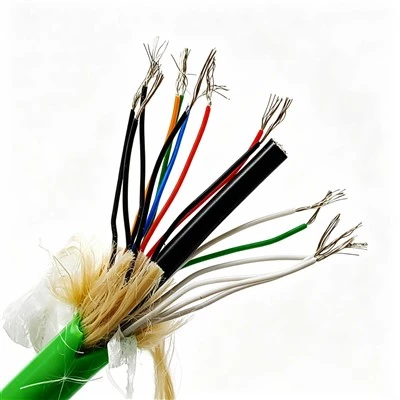 Vzdržljiv potopni kabel 16*24AWG+koaksialni TPU plašč iz konzervirane bakrene pletenice za pomorski inženiring