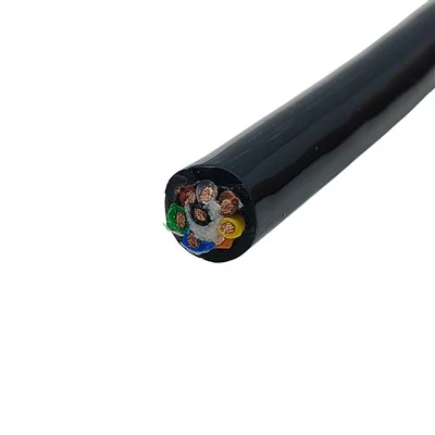 PDK81301-8*1,5 podmorski napajalni vodotesni kabel – 8-žilni 1,5 mm² goli baker, PP izolacija, TPU plašč, za ROV in podvodno distribucijo
